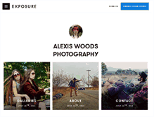 Tablet Screenshot of alexiswoods.com